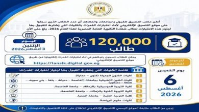 اختبارات القدرات 2026.. 120 ألف طالب يحسمون أولى خطوات القبول الجامعي.. وتحذير من التعليم العالي