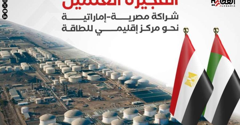 الفجيرة العلمين.. شراكة مصرية–إماراتية نحو مركز إقليمي للطاقة