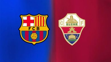 القناة الناقلة لمباراة برشلونة وإلتشي اليوم في الدوري الإسباني