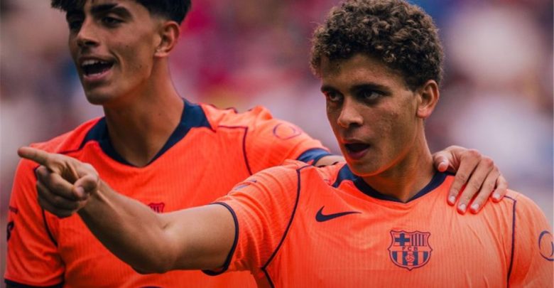 برشلونة يحمس حمزة عبد الكريم قبل مواجهة الأهلي