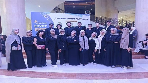 جامعة حلوان التكنولوجية تحصد 3 مراكز في مسابقة Enactus 2026