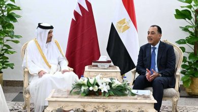 رئيس الوزراء يستقبل نظيره القطري لبحث سبل تعزيز التعاون المشترك في المجالات المختلفة