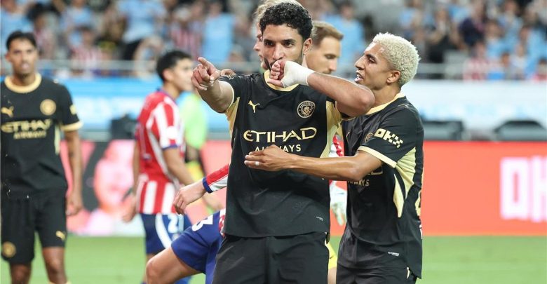 رجل مباراة مانشستر سيتي وأتلتيكو مدريد الودية