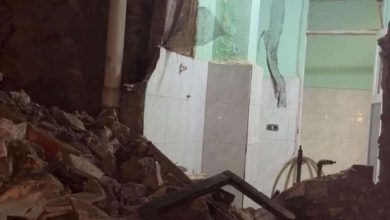 عاجل|لجنة هندسية لمعاينة عقار روض الفرج المتأثر بالزلزال وتأمين المباني المجاورة