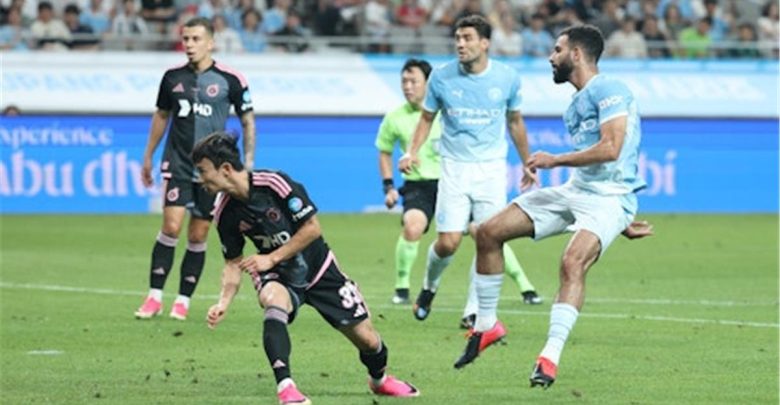 فيديو | بمشاركة عمر مرموش.. مانشستر سيتي يهزم نجوم الدوري الكوري وديًا