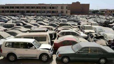 مرسيدس ونيسان.. مزاد علني لبيع سيارات جمارك مطار القاهرة